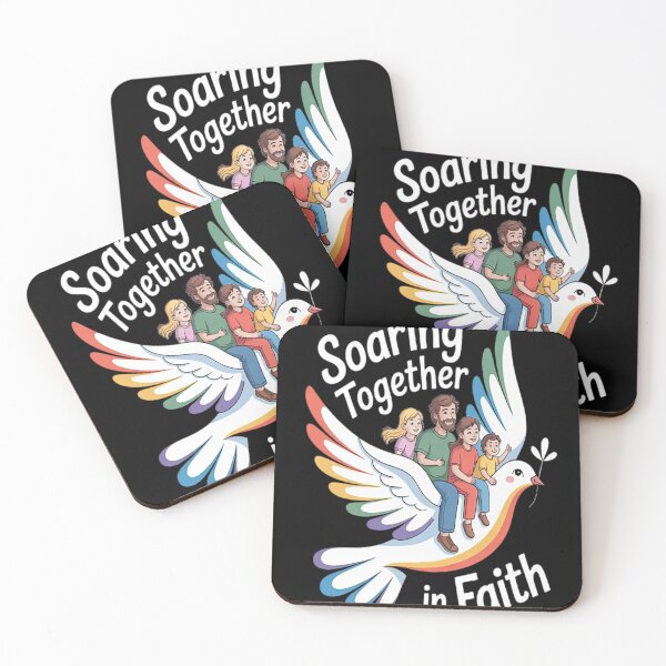 Item preview, Soaring Together In Faith Family Journey With Jesus designed and sold by StuffNestie.