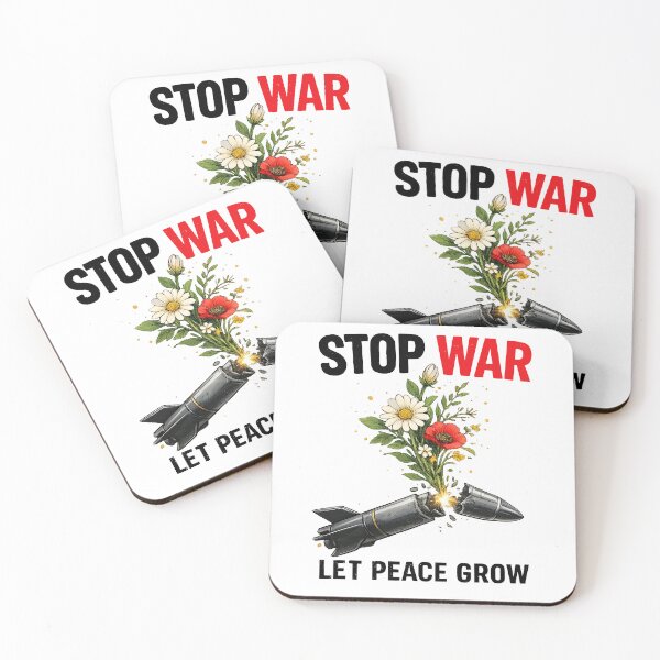 Item preview, Stop War Let Peace Grow - Anti War designed and sold by RDGNR.