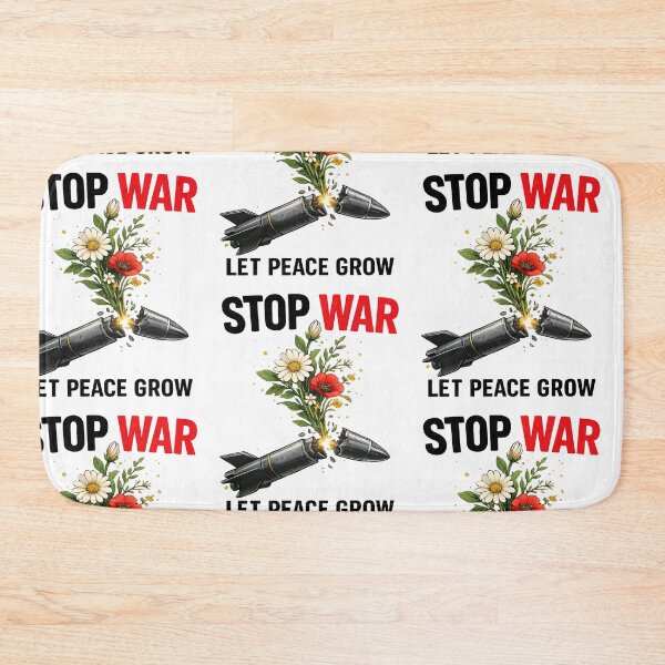 Item preview, Stop War Let Peace Grow - Anti War designed and sold by RDGNR.