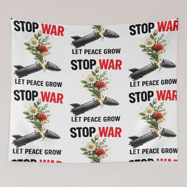 Item preview, Stop War Let Peace Grow - Anti War designed and sold by RDGNR.