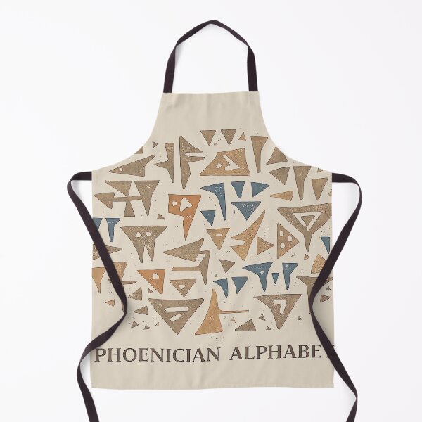 Item preview, Phoenician Alphabet Ancient Writing Art designed and sold by Retr0Tshirts.