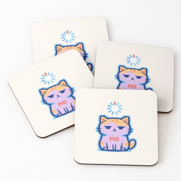 Item preview, Grumpy Pixel Cat Gaming Aesthetic and Sarcastic Humor designed and sold by SplashTastic.