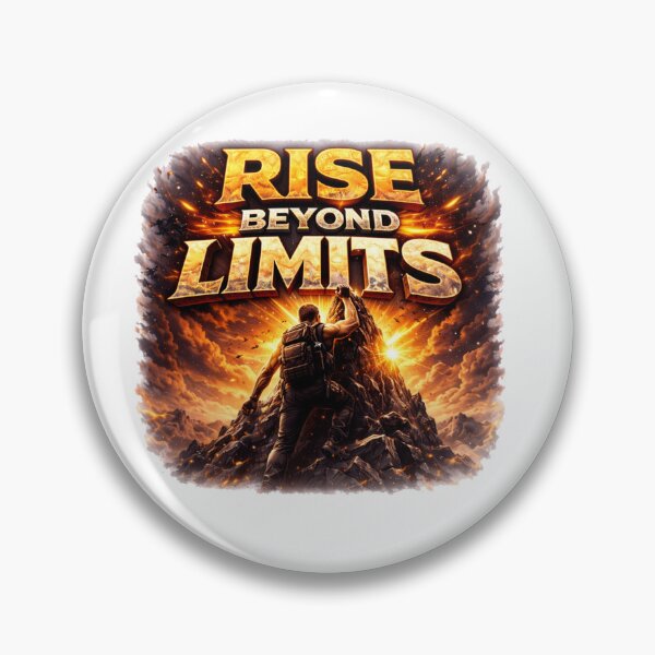 Item preview, Rise Beyond Limits – Premium Motivational Warrior Typography Design designed and sold by RelateAndTee.