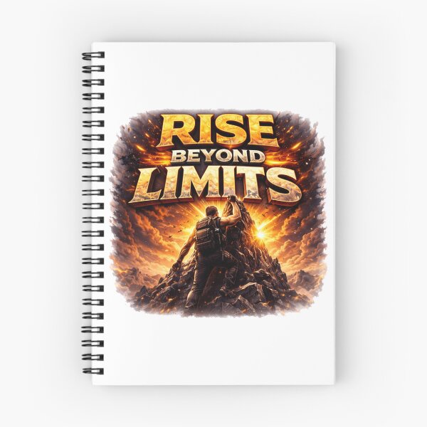 Item preview, Rise Beyond Limits – Premium Motivational Warrior Typography Design designed and sold by RelateAndTee.