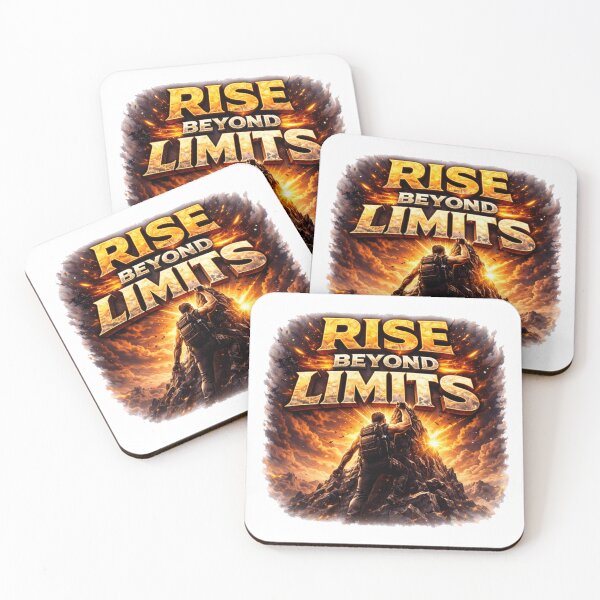 Item preview, Rise Beyond Limits – Premium Motivational Warrior Typography Design designed and sold by RelateAndTee.