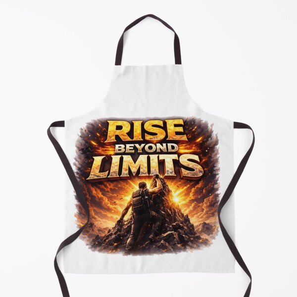 Item preview, Rise Beyond Limits – Premium Motivational Warrior Typography Design designed and sold by RelateAndTee.