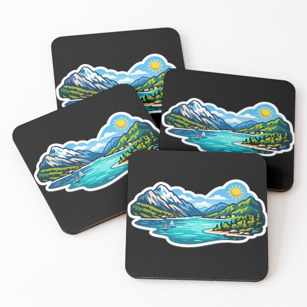 Item preview, Cute Lake Annecy - France designed and sold by DamioPolArt.