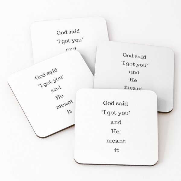 Item preview,  God Said I Got You Christian Bible Verse Isaiah 41:13 Faith Shirt designed and sold by Palm Leaf Nation.