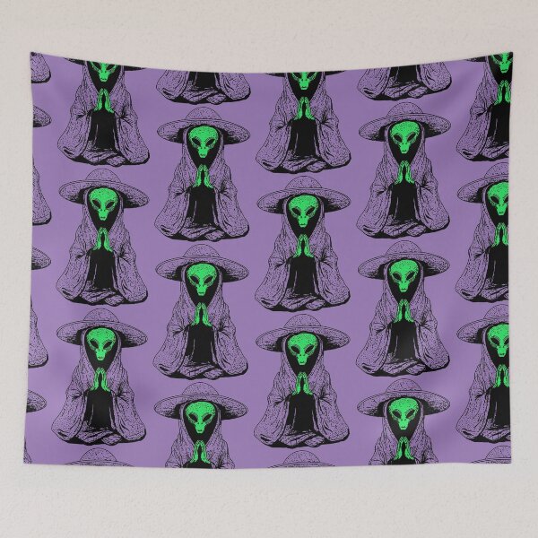 Item preview, Keep Calm - Meditating Alien designed and sold by Subliminal Media.