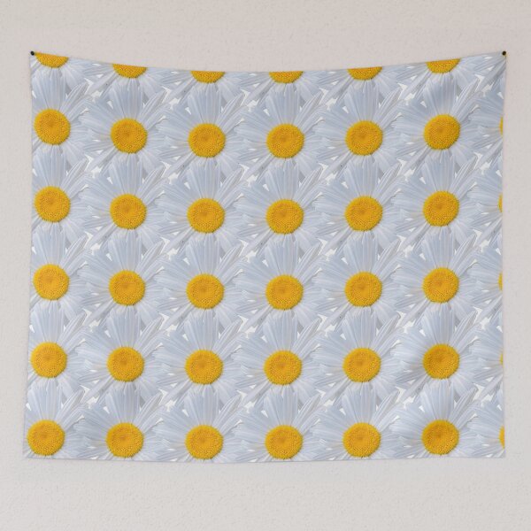 Item preview, Daisy white flower background  designed and sold by happytraveller1.
