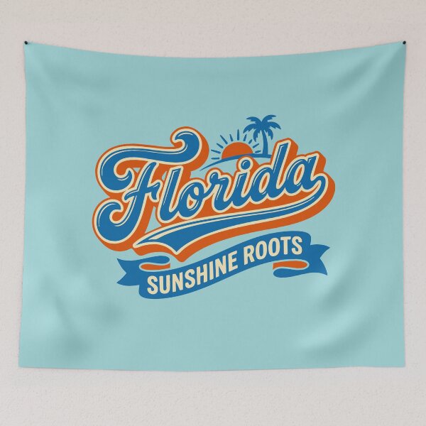 Item preview, Florida Sunshine Roots | Retro State Pride Vintage  designed and sold by Cozy-Old-Pub.