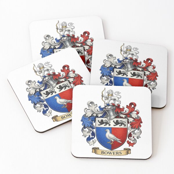 Item preview, The Bowers Family Coat of Arms designed and sold by BagTown Clans.