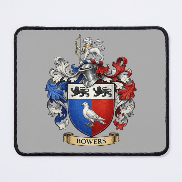 Item preview, The Bowers Family Coat of Arms designed and sold by BagTown Clans.