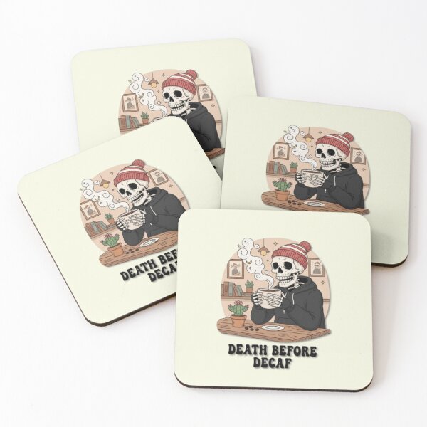 Item preview, Death Before Decaf designed and sold by Aise06.