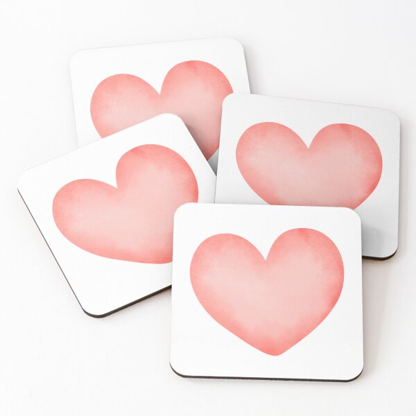 Item preview, Soft Watercolor Heart – Cute Romantic Love Aesthetic designed and sold by Artsy Corner.