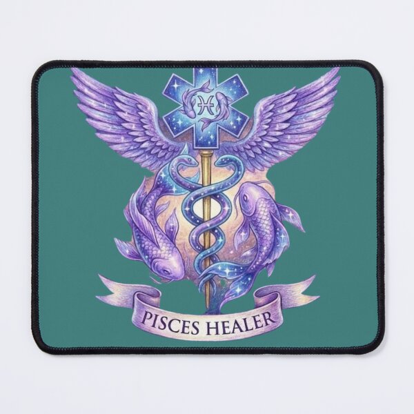 Item preview, Pisces Medical Zodiac Graduate Astrology Art Healthcare Professional designed and sold by med-lavender-ee.