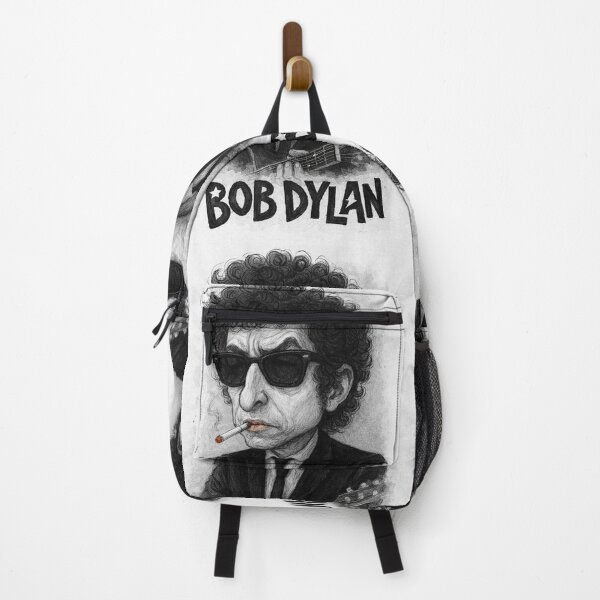 Item preview, Bob Dylan Caricature – Folk Music Legend Illustration designed and sold by LuluLeb.