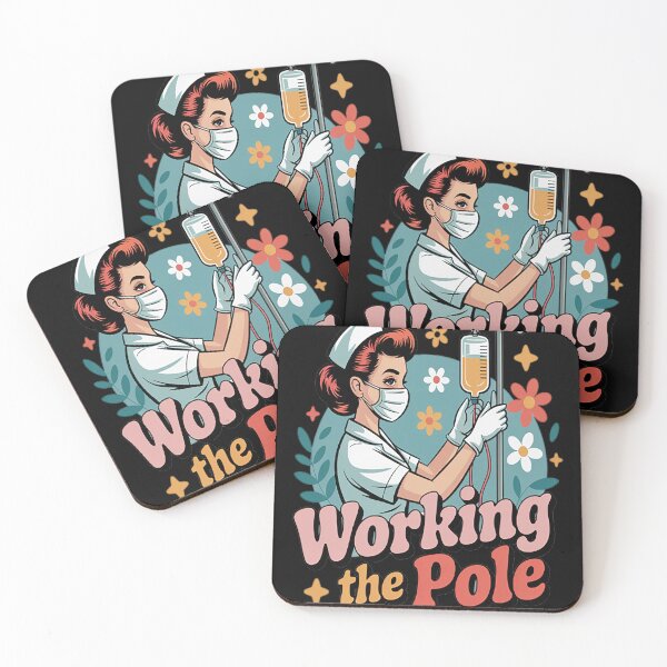 Item preview, Nurse Humor Iv Stand Worker designed and sold by SignaturalGen.