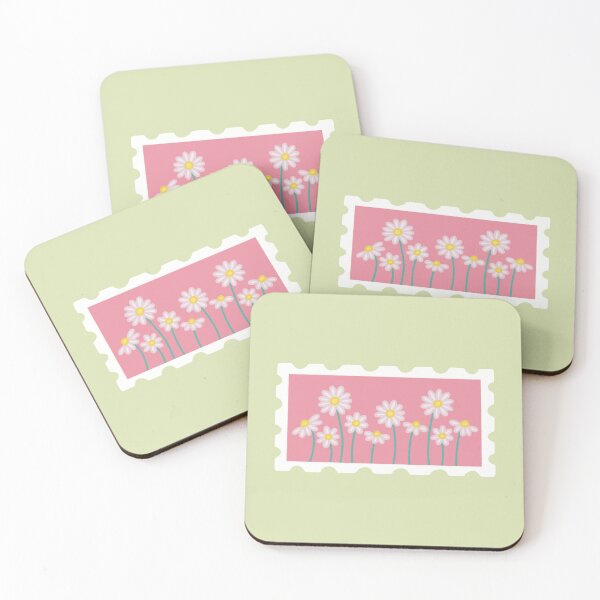Item preview, Cute White Daisies Pink Floral Postage Stamp designed and sold by winterpumpkin.
