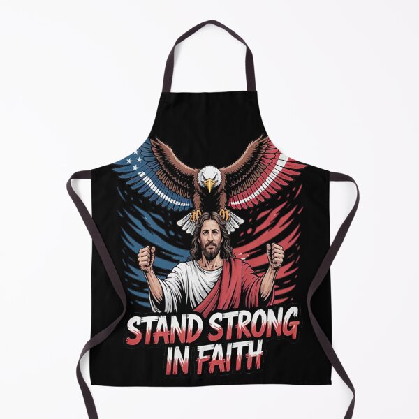 Item preview, Stand Strong In Faith Courageous Spirit Soars Inspirational Jesus designed and sold by StuffNestie.
