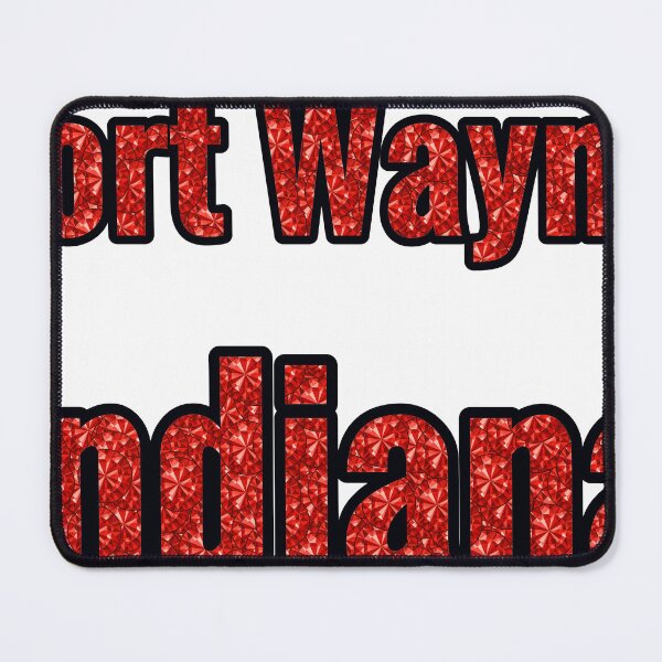 Item preview, Fort Wayne Indiana City Name With Red Rhinestone designed and sold by TheIconSmith.