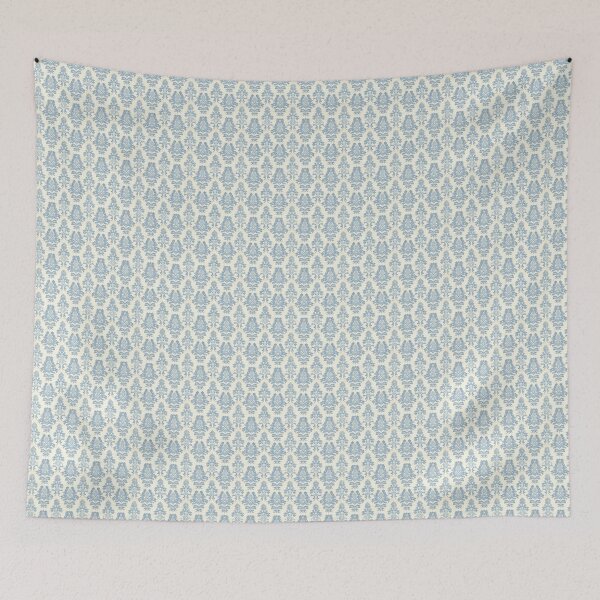 Item preview, Vintage Blue Damask Pattern designed and sold by LouieVanille.