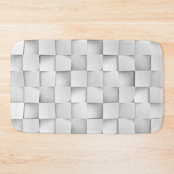 Item preview, White, slanted tiles designed and sold by lathspell.