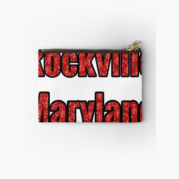 Item preview, Rockville Maryland City Name With Red Rhinestone designed and sold by TheIconSmith.
