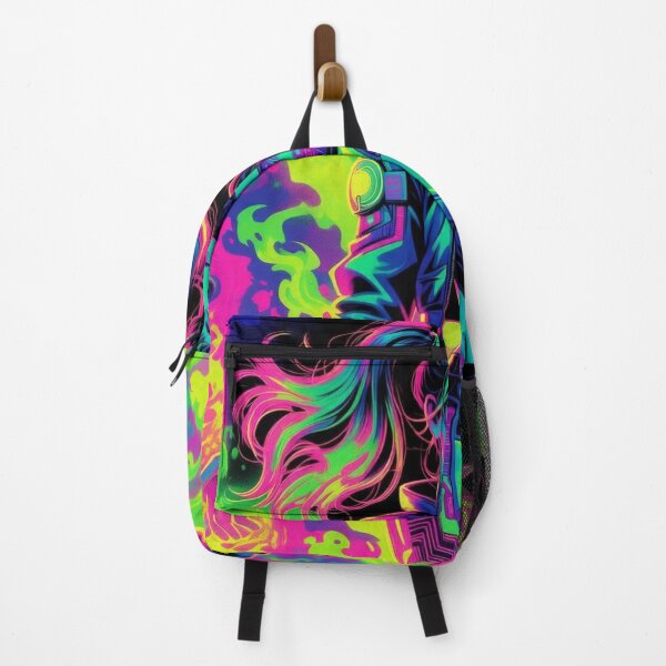 Item preview, Cyber Girl: Neon Glitch & Acid Smoke designed and sold by RadaQueen.