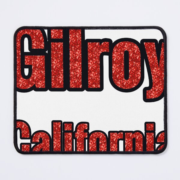 Item preview, Gilroy California City Name With Red Rhinestone designed and sold by TheIconSmith.