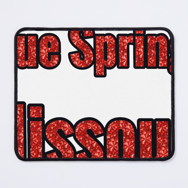 Item preview, Blue Springs Missouri City Name With Red Rhinestone designed and sold by TheIconSmith.