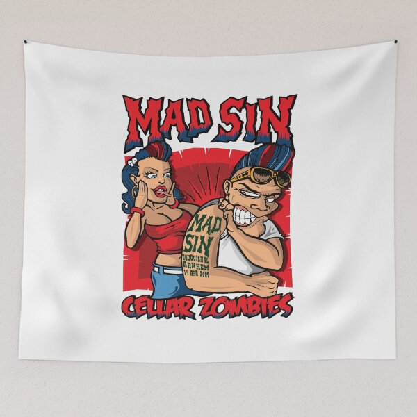 Item preview, Mad Sin - Insane Psychobilly & Horror Rock designed and sold by rockfanatic.