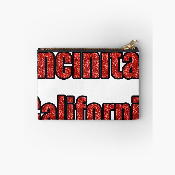 Item preview, Encinitas California City Name With Red Rhinestone designed and sold by TheIconSmith.