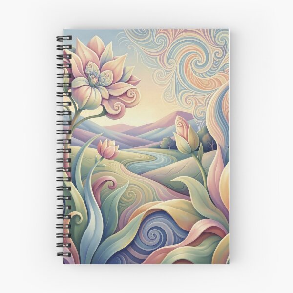 Item preview, Spring landscape in the style of Georgia O’Keeffe – monochrome nature art in a modern 4D look designed and sold by FotoworldEdel.