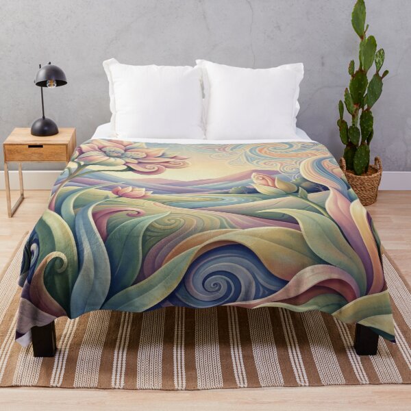 Item preview, Spring landscape in the style of Georgia O’Keeffe – monochrome nature art in a modern 4D look designed and sold by FotoworldEdel.