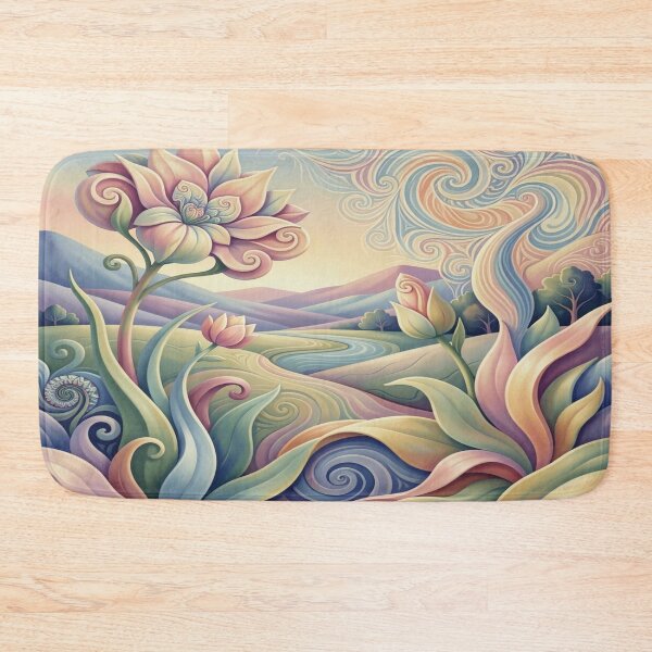 Item preview, Spring landscape in the style of Georgia O’Keeffe – monochrome nature art in a modern 4D look designed and sold by FotoworldEdel.