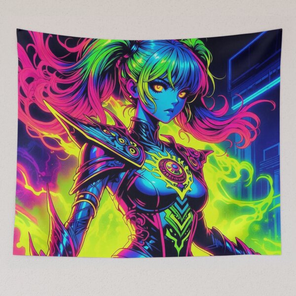 Item preview, Cyber Sun: Neon Armor Goddess designed and sold by RadaQueen.