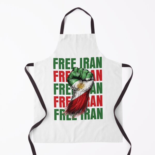 Item preview, Free Iran Fist Symbol Flag Heartbeat Freedom Support Iran designed and sold by RDGNR.
