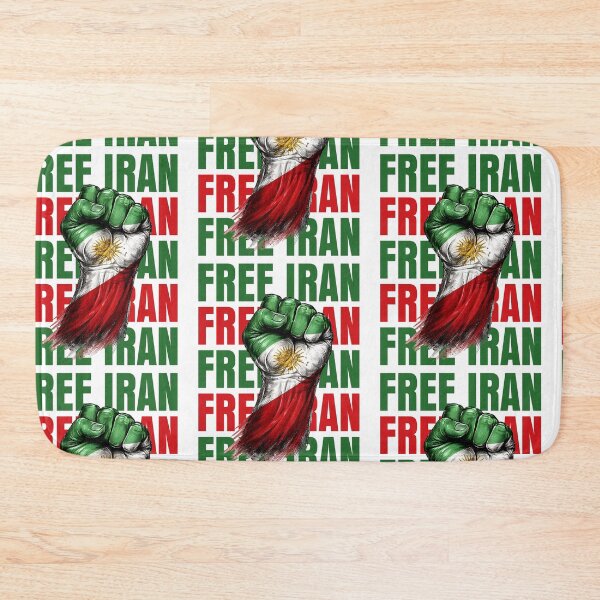 Item preview, Free Iran Fist Symbol Flag Heartbeat Freedom Support Iran designed and sold by RDGNR.