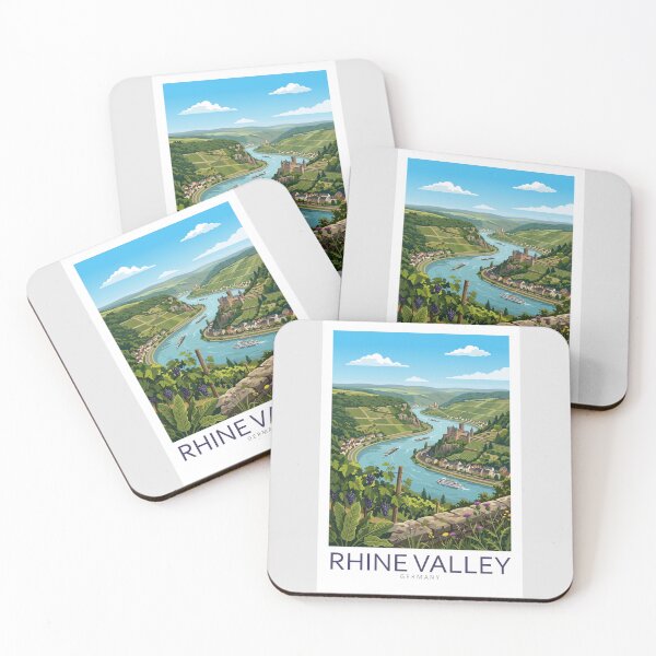 Item preview, Rhine Valley Germany - Travel Art designed and sold by Marciolini.