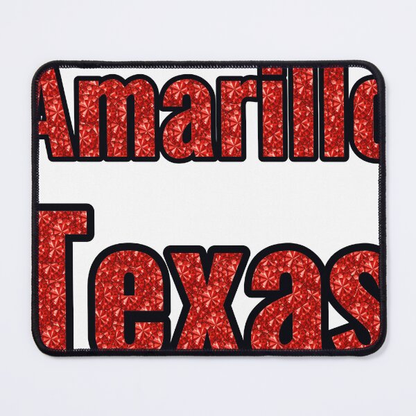 Item preview, Amarillo Texas City Name With Red Rhinestone designed and sold by TheIconSmith.