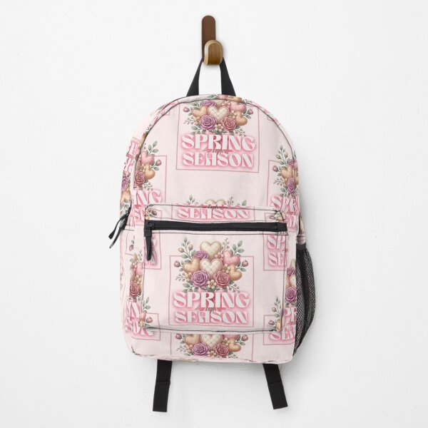 Item preview, Spring Season Floral Hearts Romantic Design designed and sold by PrintandJoy.