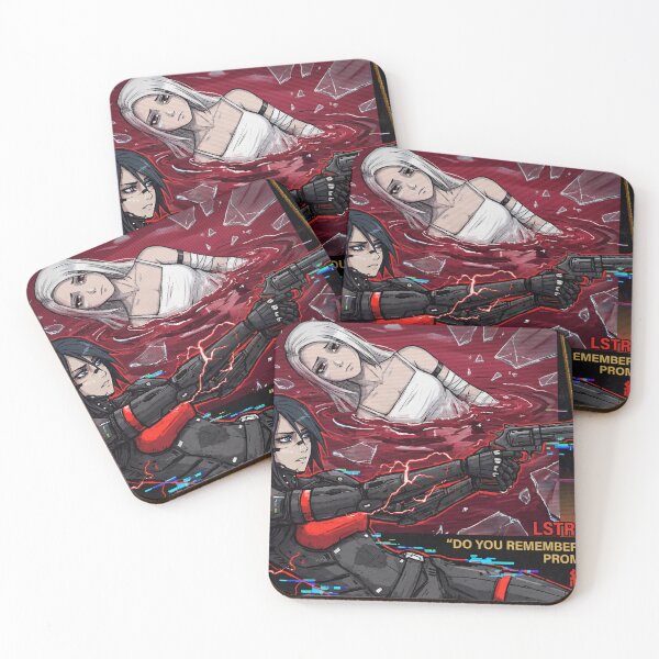 Item preview, Signalis Elster Ariane Lost Dreams Embrace Retro Deskmat designed and sold by Senpaiwaves.
