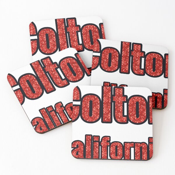 Item preview, Colton California City Name With Red Rhinestone designed and sold by TheIconSmith.