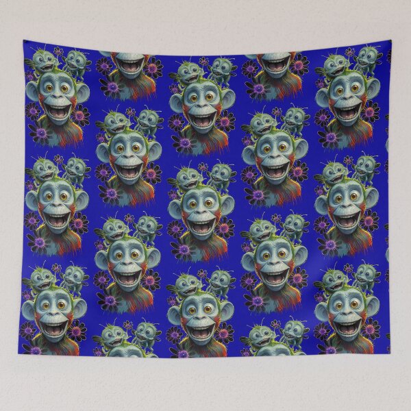 Item preview, Apes - HuHu-Monkey and  2-Bees  #4 designed and sold by Poppflix-TM.