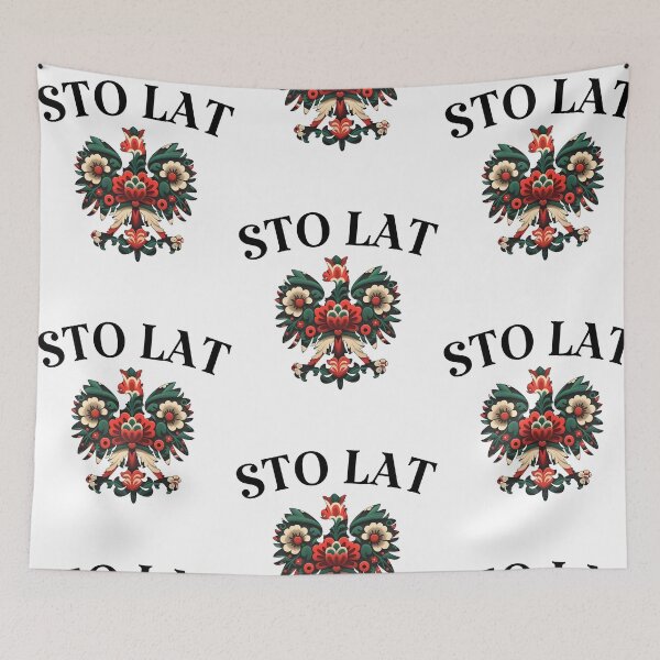 Item preview, Sto Lat Polish Eagle Folk Art Emblem designed and sold by RDGNR.