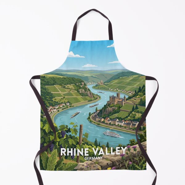 Item preview, Rhine Valley Germany - Travel art designed and sold by Marciolini.
