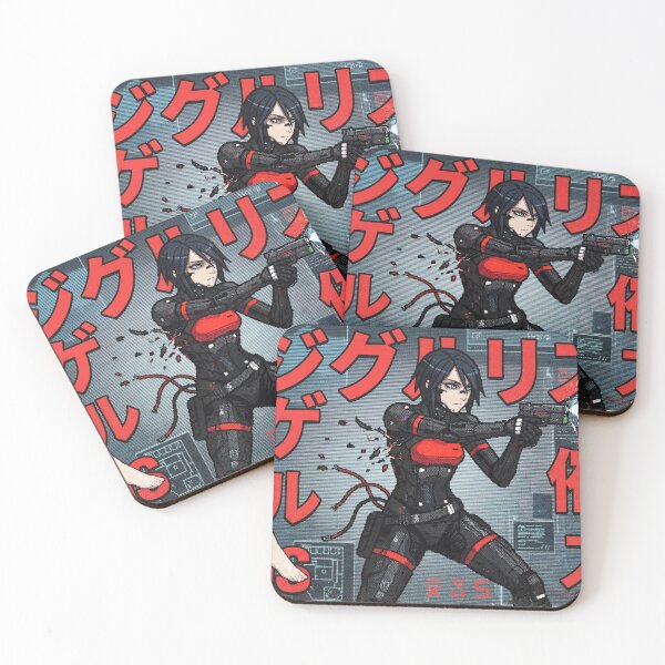 Item preview, Signalis Elster Ariane Red Black Stars Couple Wide Mousepad designed and sold by Senpaiwaves.