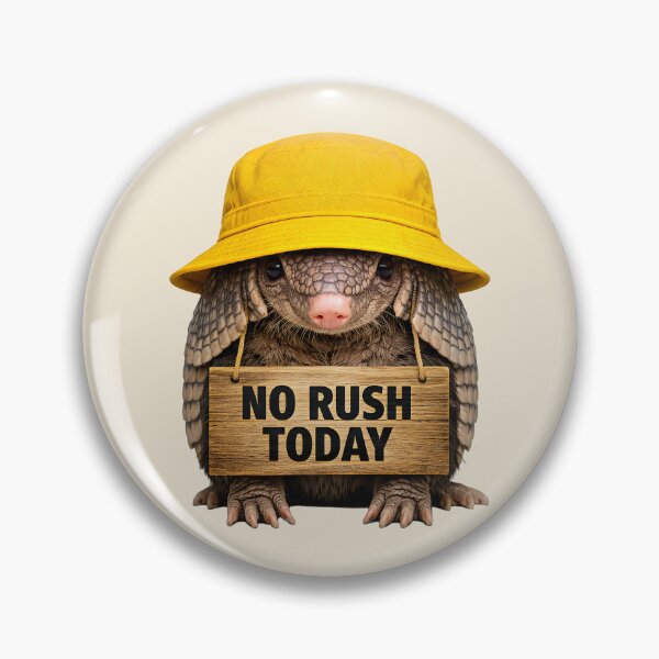 Item preview, No Rush Today Armadillo Bucket Hat designed and sold by EimSol.