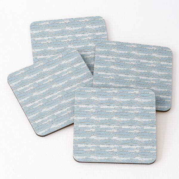 Item preview, Vintage Shabby Chic Blue Distressed Wood Paint Pattern designed and sold by LouieVanille.
